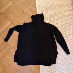 Cuyana Black Turtleneck Sweater